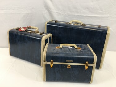 (3) Vintage Samsonite Suitcases