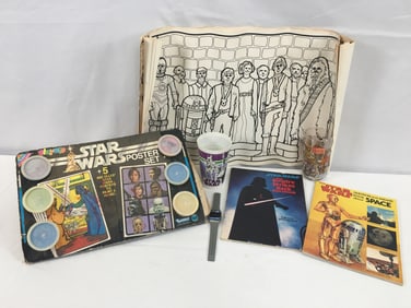 Lot of Vintage Star Wars Items