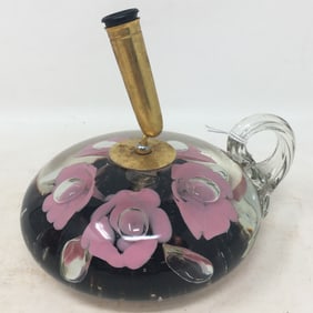 St. Clair Art Glass Pen Holder Paperweight