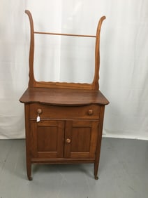 Washstand with Wishbone Towel Bar