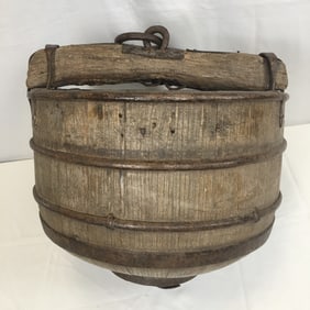 Banded Stave Well Bucket