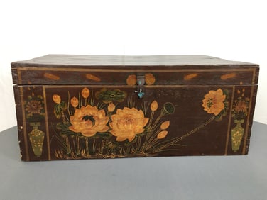 Hand Painted Blanket Chest