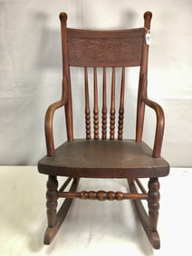 Pressback Child's Rocker