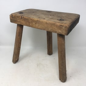 Primitive 3-Legged Milking Stool