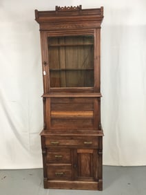 Eastlake Secretary Bookcase