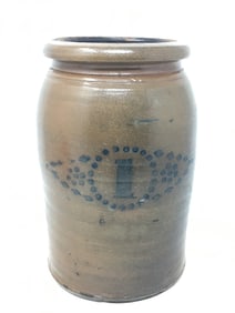 A.P. Donaghho 1 Gallon Stoneware Jar