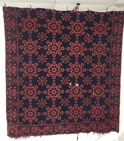 1850 John Rogers Indiana Coverlet