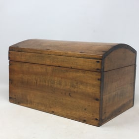 Small Dome Top Wooden Box