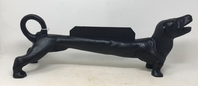 Cast Iron Dachshund Boot Scraper