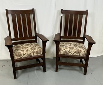 Pair of Stickley Chairs