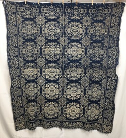 1840 John Muir Bi-Color Coverlet