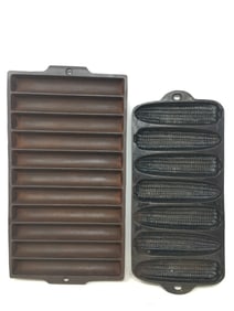 Griswold & Wagner Cast Iron Cornbread Pans