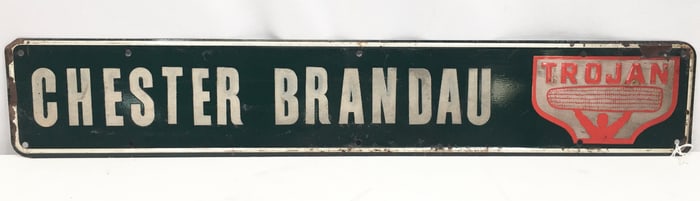 Trojan Seed Corn Sign