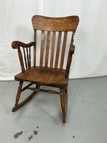Oak Rocker Dark Finish