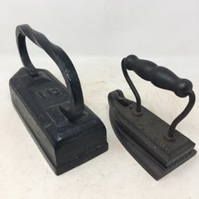 Cast Iron Tailor's Iron and Crimper
