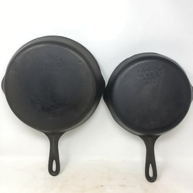 (2) Wagner Ware Cast Iron Skillets