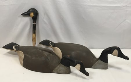(3) Canadian Goose Decoys