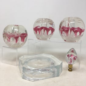 St. Clair Glass Paperweight Lamp Parts