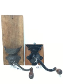 (2) Wall Mount Coffee Grinders