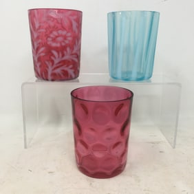 (3) Glass Water Tumblers