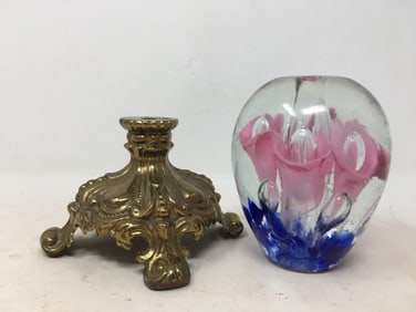 St. Clair Paperweight Lamp Parts