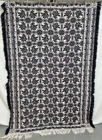 Henfield Railroad Coverlet, David Klein 1993