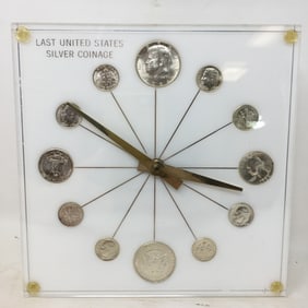 Last US Silver Coinage Clock