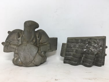 (2) Patriotic Ice Cream Molds