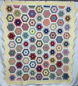 Grandmother's Flower Garden Quilt
