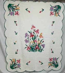 Iris Applique Quilt
