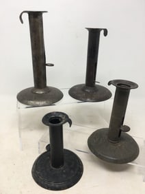 (4) Hog Scraper Candlesticks