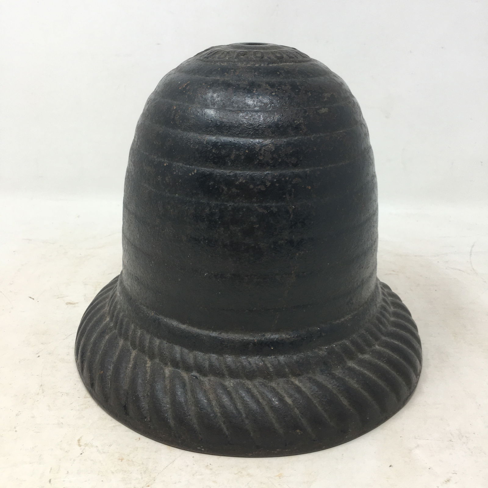 Cast Iron Post Office String Holder: Cast Iron Beehive String Holder, embossed "Property of the U.S. P.O. Dept". No base piece. 7.54"W x 6.5"H