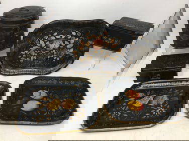 Tole Painted Metalware