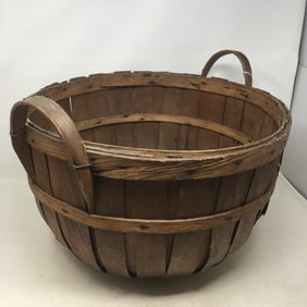 Oak Splint Bushel Basket