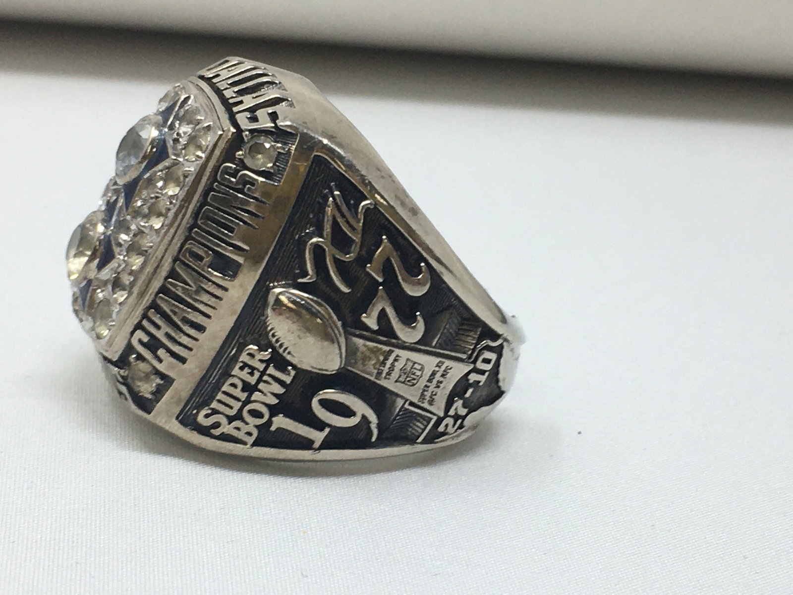 10K Salesman's Sample 1977 Roger Staubach Dallas Cowboys Super Bowl XII Ring - 3