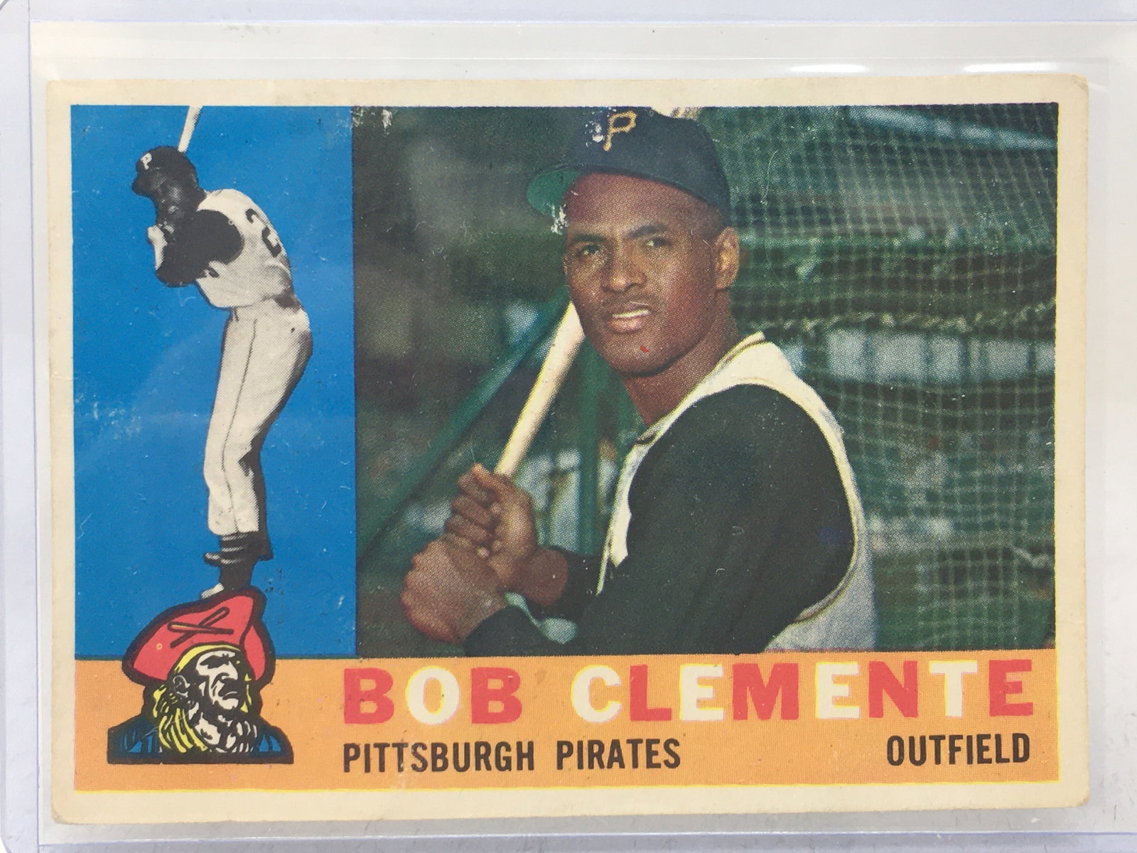1960 Topps Bob Clemente, #326: 1960 Topps Bob Clemente, #326 Baseball Card