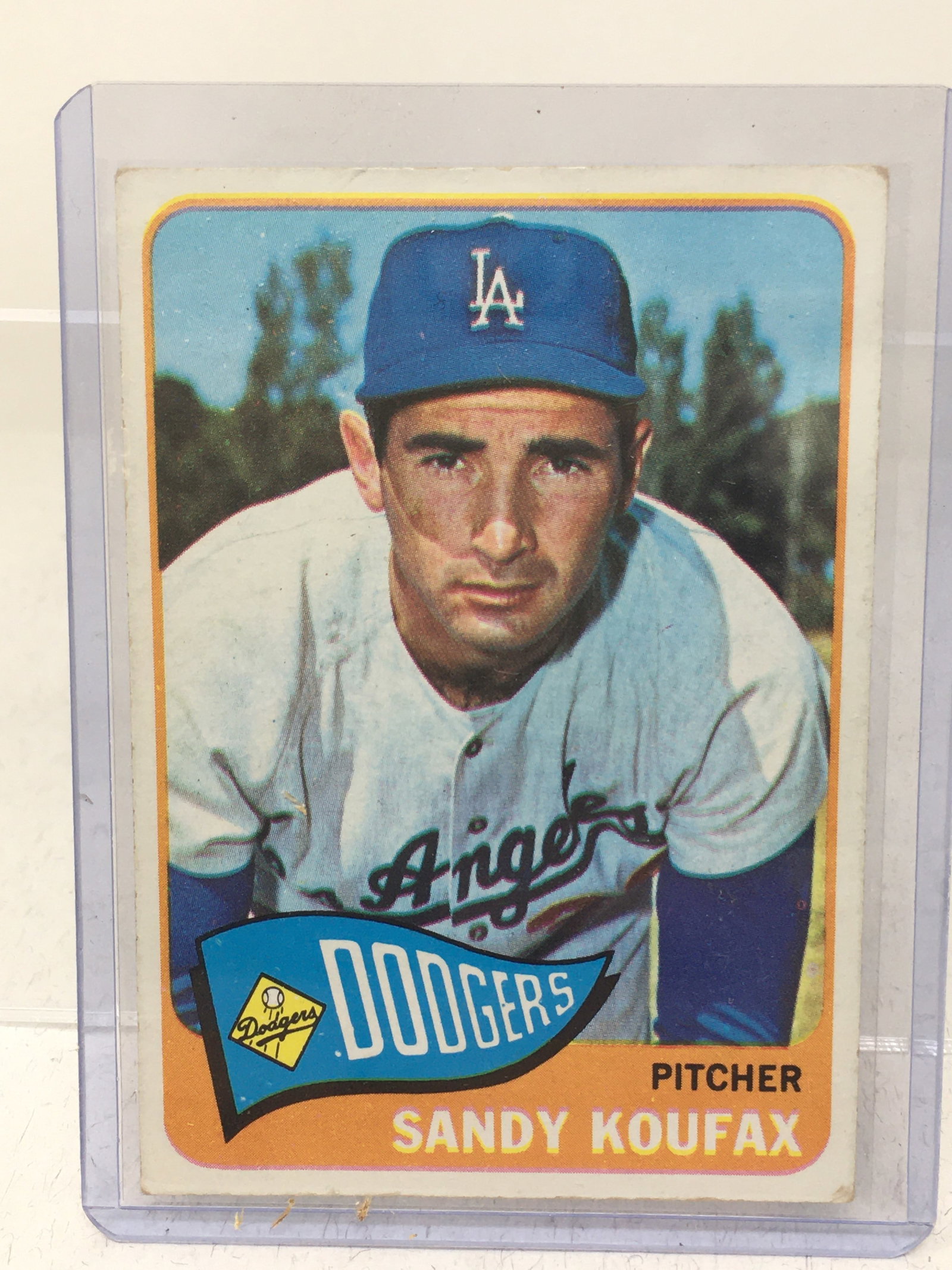 1965 Topps Sandy Koufax, #300: 1965 Topps Sandy Koufax, #300 Baseball Card