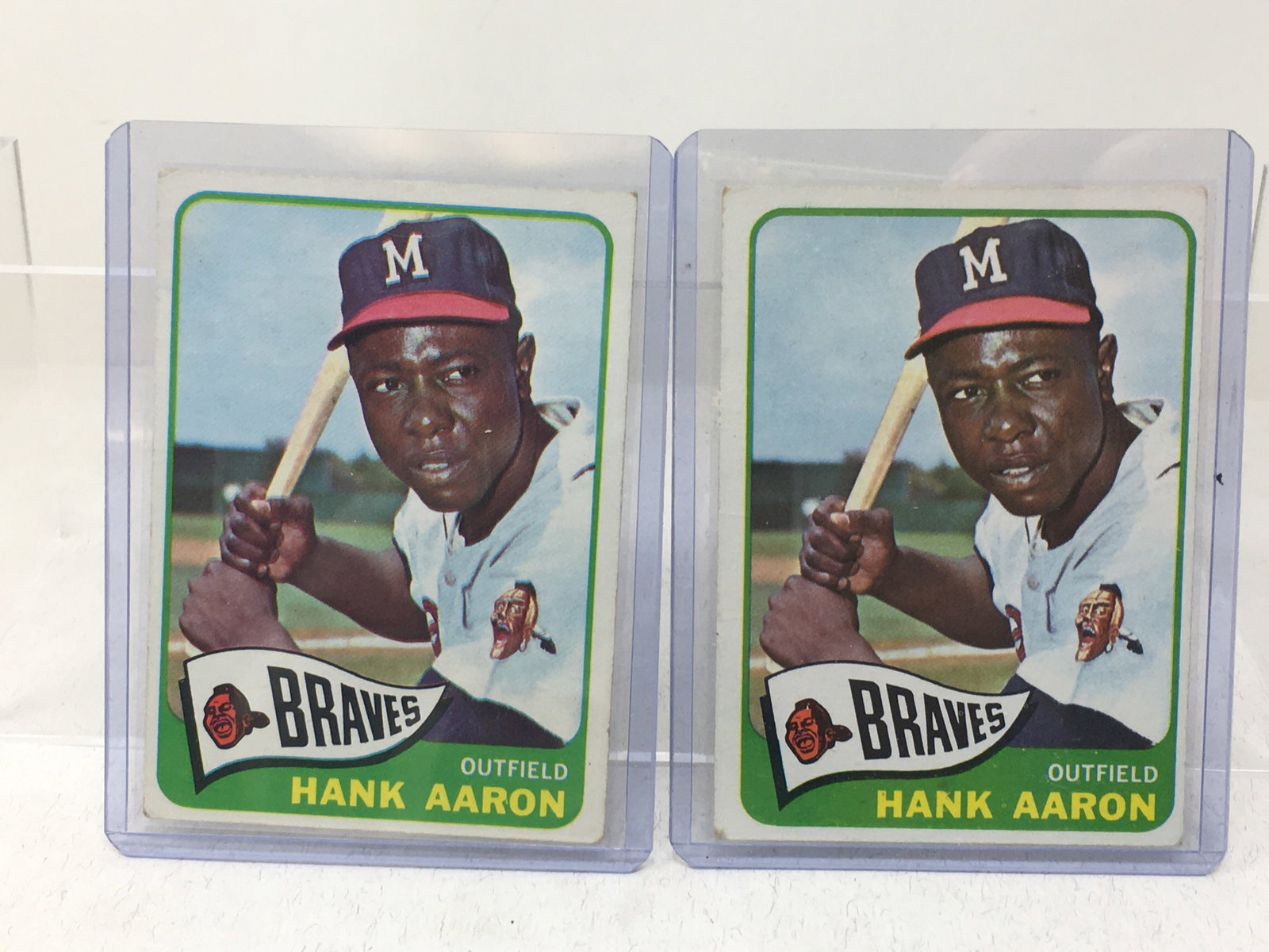 (2) 1965 Topps Hank Aaron, #170 (1 of 4)