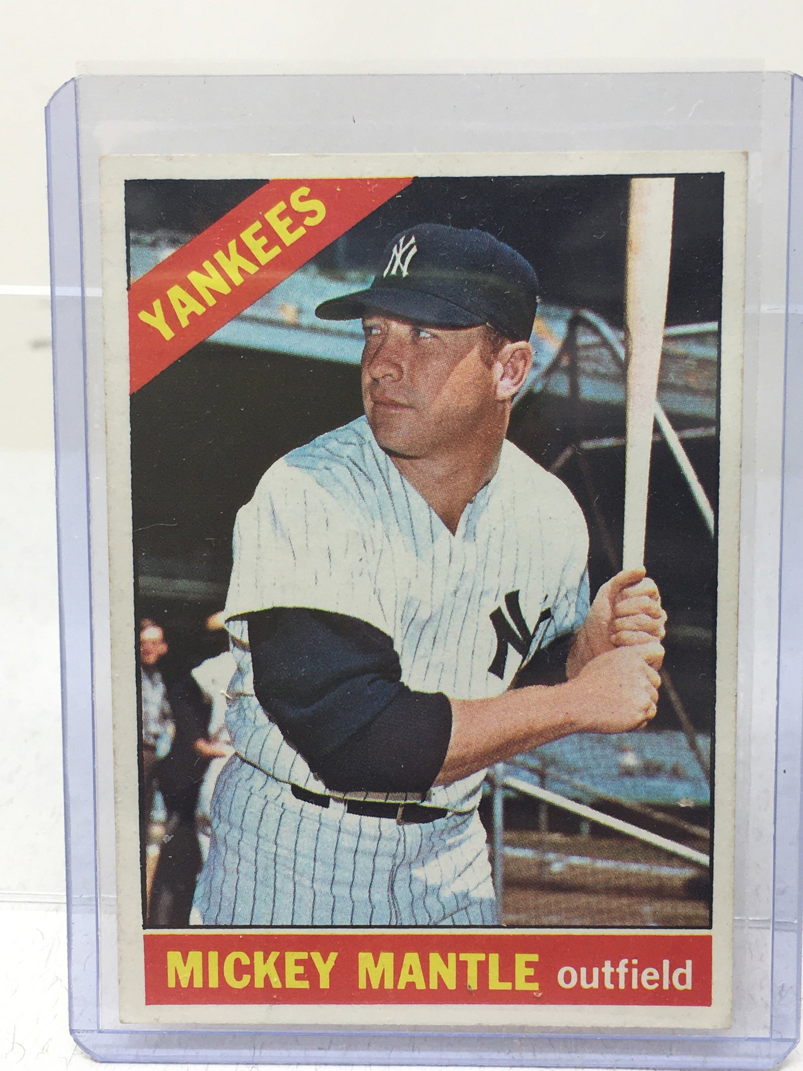 1966 Topps Mickey Mantle, #50 (1 of 2)