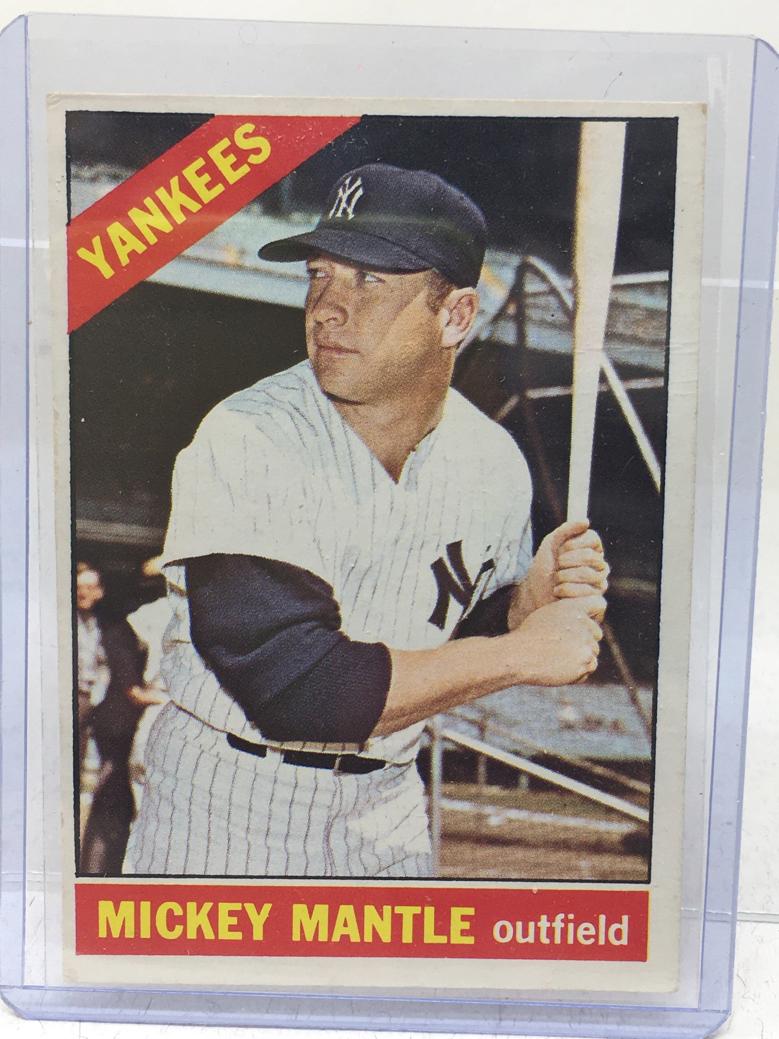 1966 Topps Mickey Mantle, #50 (1 of 2)