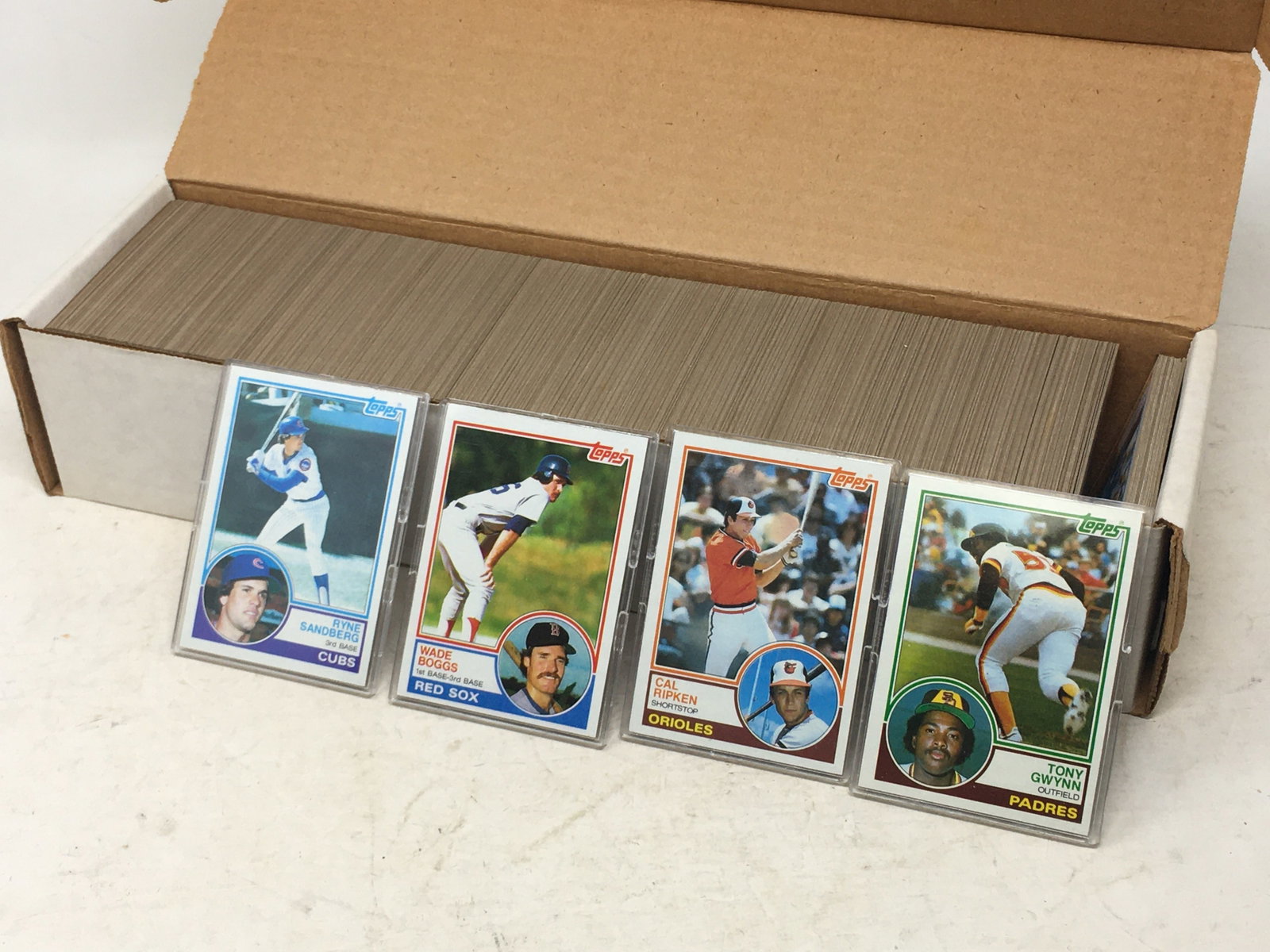 1983 Topps Baseball Set, 1-792: 1983 Topps Baseball Set, 1-792, Ryne Sandberg , Tony Gwynn, Wade Boggs Rookies