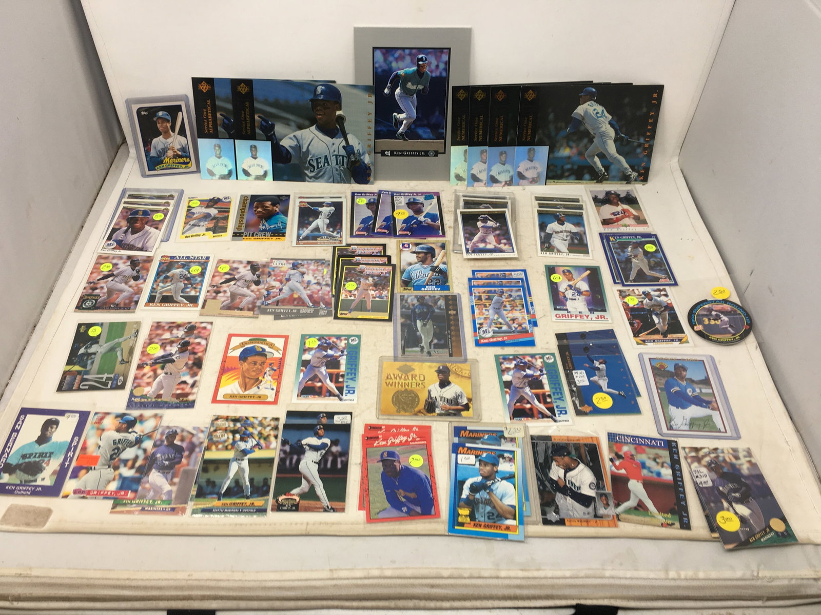 60+ Group of Ken Griffey Jr. Baseball Cards (1 of 13)