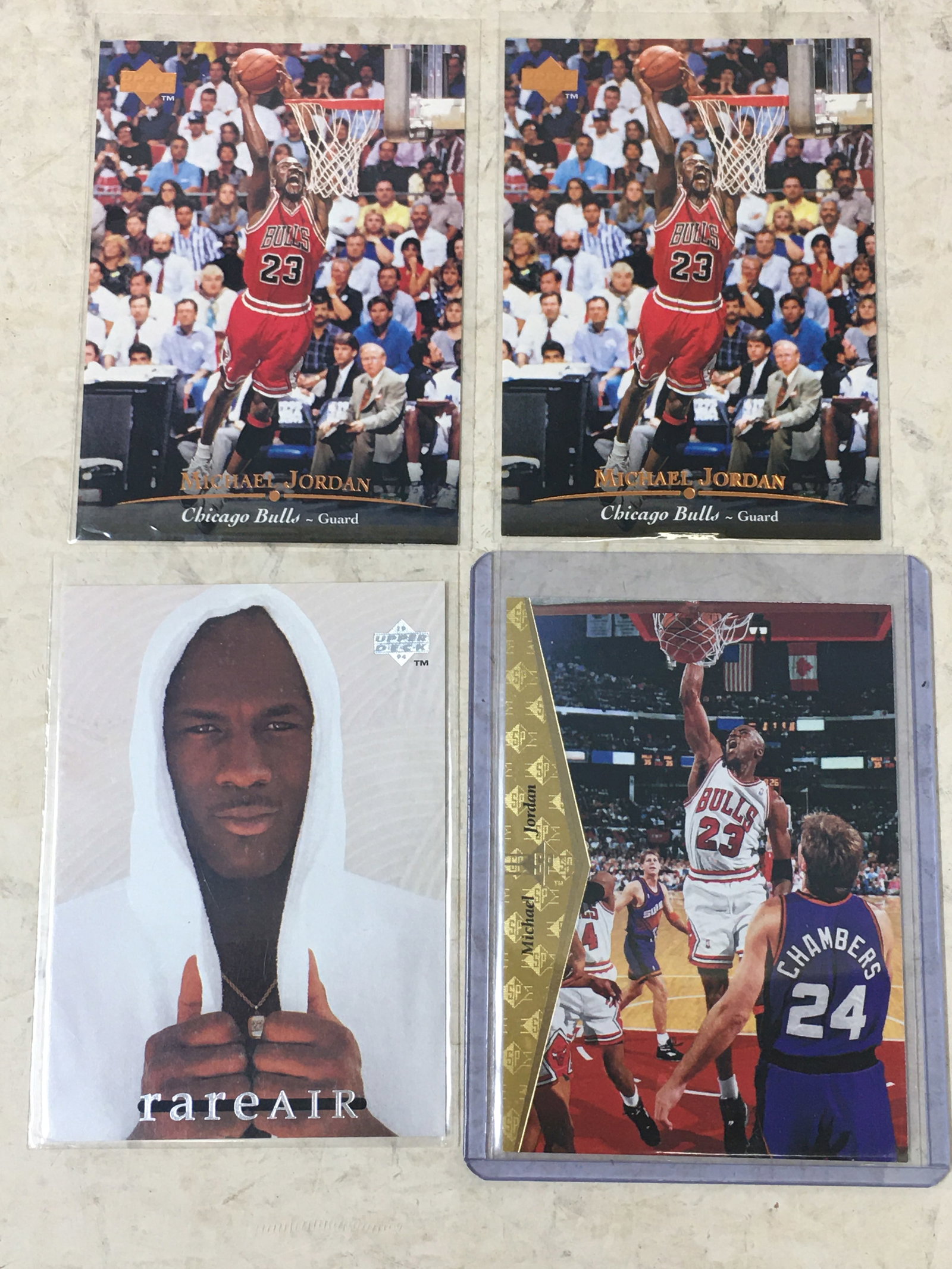 (4) Promo Michael Jordan Basketball Cards (1 of 9)
