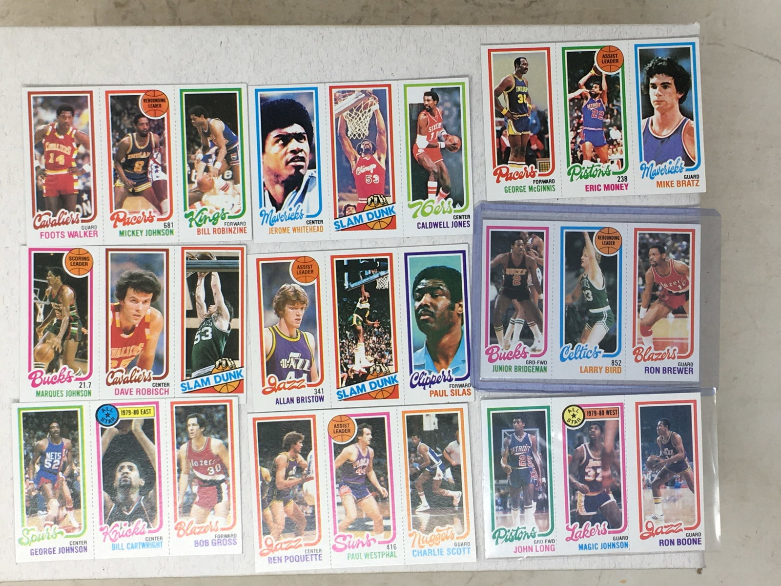(9) 1980 Topps Basketball Cards (1 of 2)