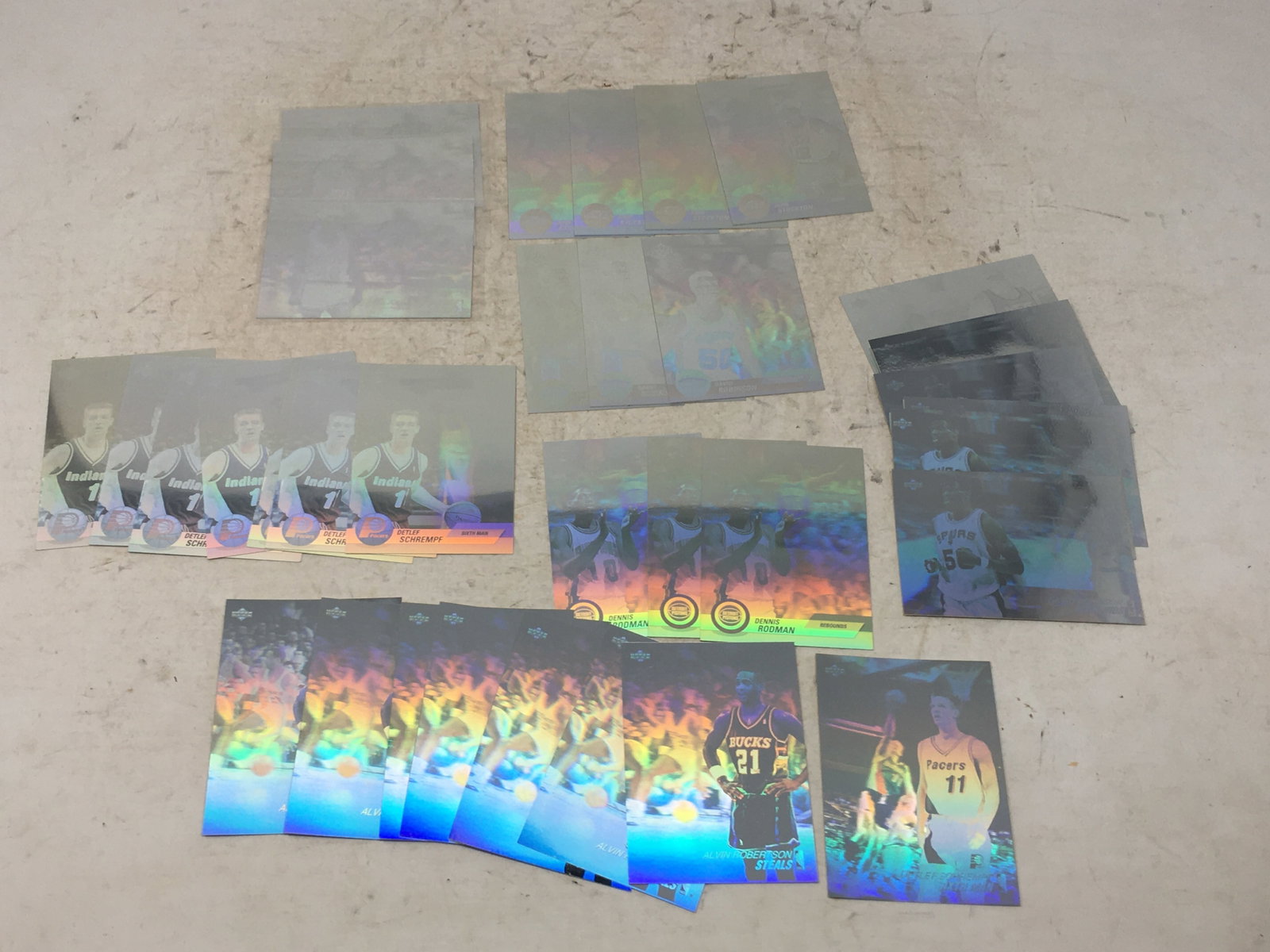 (35) 1991-1992 Upper Deck Award Winner Hologram Basketball Cards: (35) 1991-1992 Upper Deck Award Winner Hologram Basketball Cards