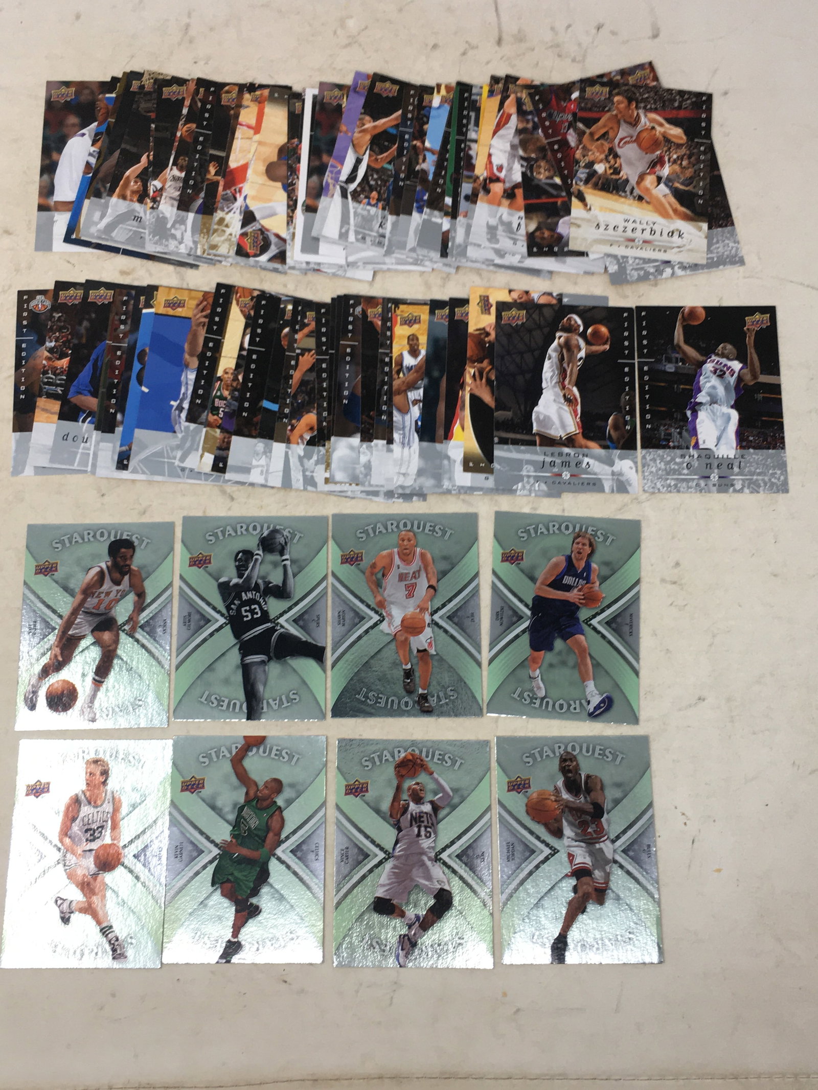2008-09 Upper Deck First Edition Basketball Cards, Incl. Starquest Michael Jordan (1 of 6)