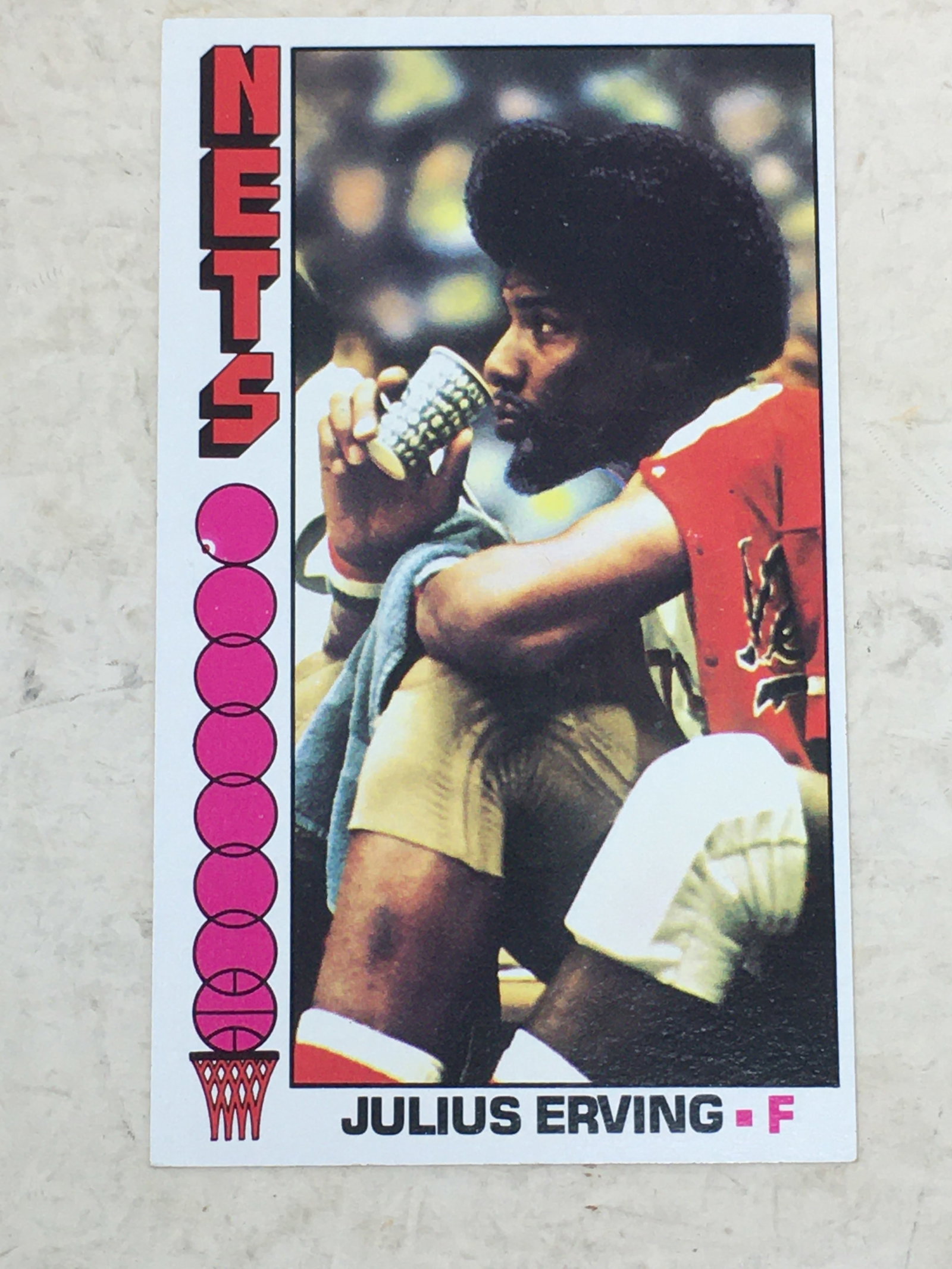 1976 Topps Julius Erving #1 Tall Boy Card (1 of 2)