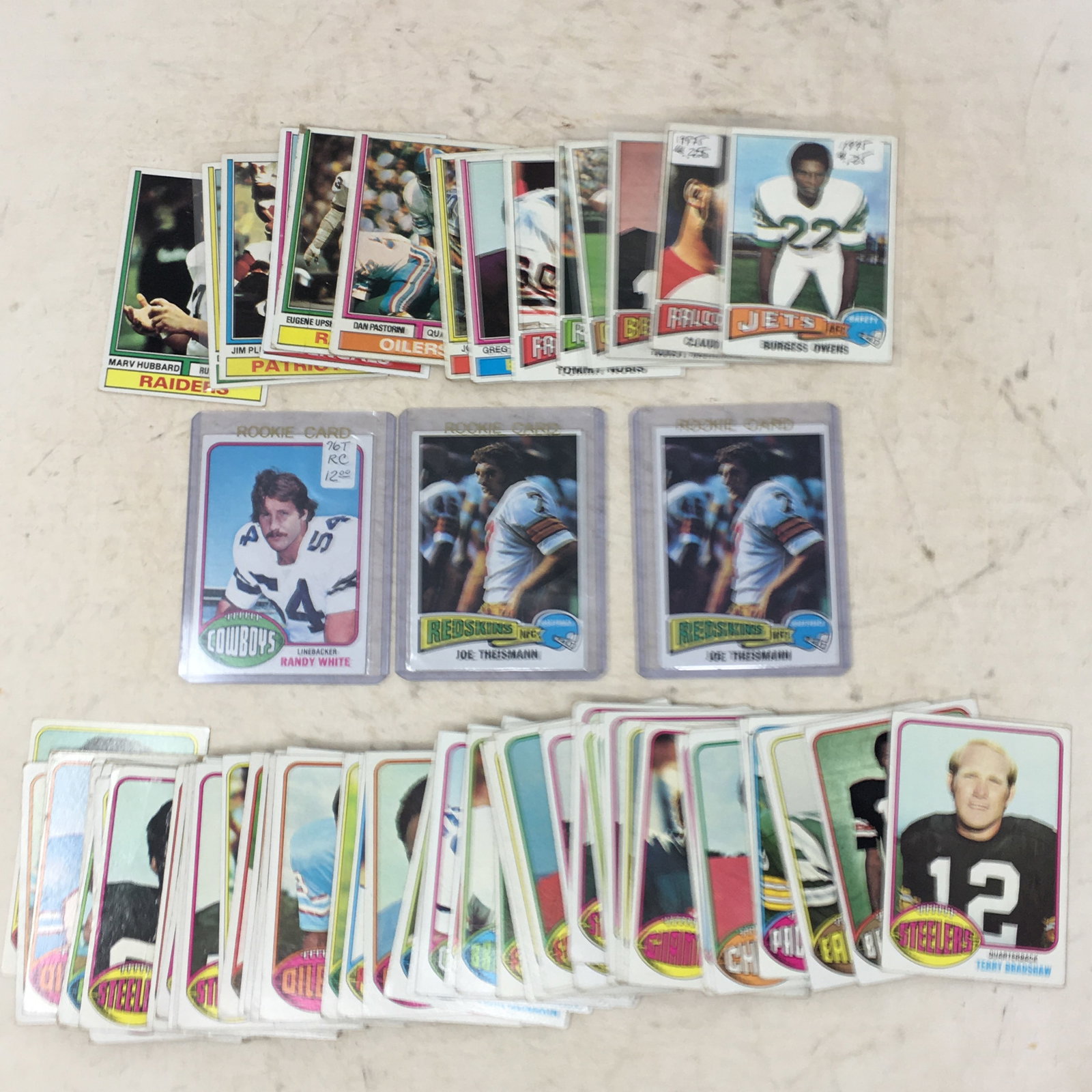 (95) 1974, '75, '76 Topps Football Cards (1 of 4)