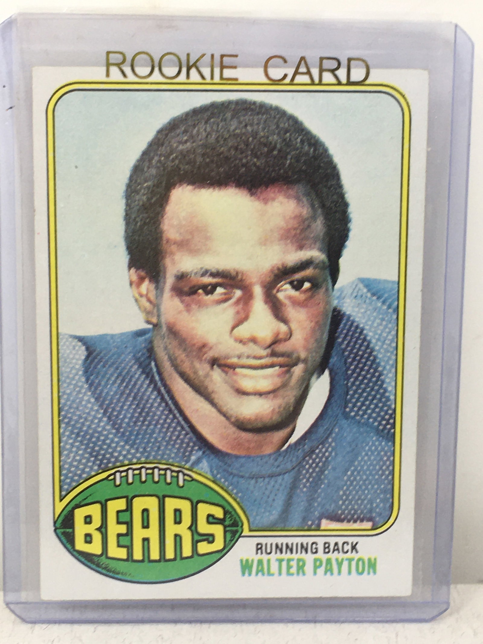 1976 Topps Walter Payton Rookie Card, #148 (1 of 2)