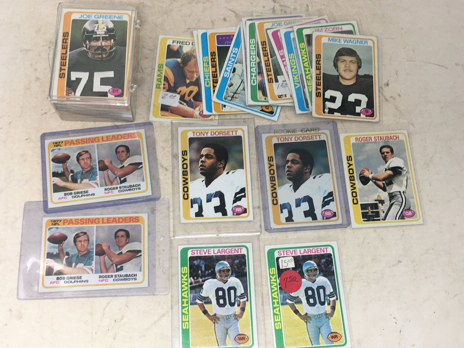 (102) 1978 Topps Football Cards (1 of 6)